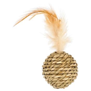 AnimAll Feather Ball Cat Toy 15cm - buy, prices for Auchan - photo 1