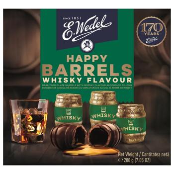Wedel Happy Barrels Whiskey-Flavored Candies 200g