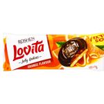 Печиво Roshen Lovita Jelly Cookies здобне з желейною начинкою зі смаком апельсина 135г