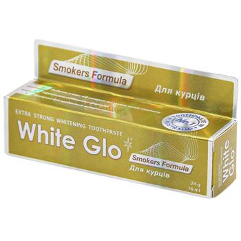 toothpaste white glo for smokers 24g Australia