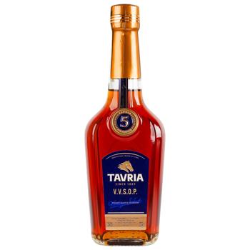 Бренді Tavria VSOP 5 лет 40% 250мл - купить, цены на Эпицентр FOOD - фото 1