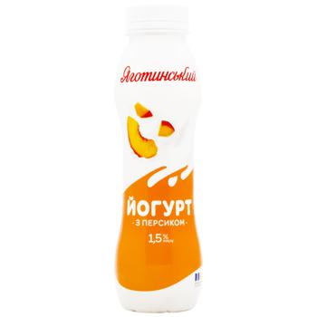 Йогурт Яготинский Персик 1,5% 270г - купить, цены на NOVUS - фото 1