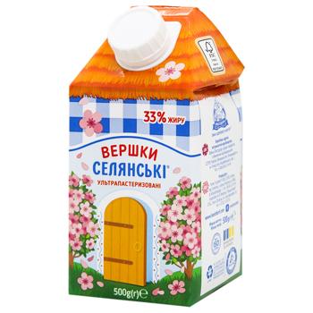 Selianski Ultrapasteurized Cream 33% 500g
