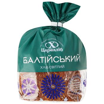 Хлеб Царь Хлеб Балтийский светлый нарезанный 350г - купить, цены на Auchan - фото 1