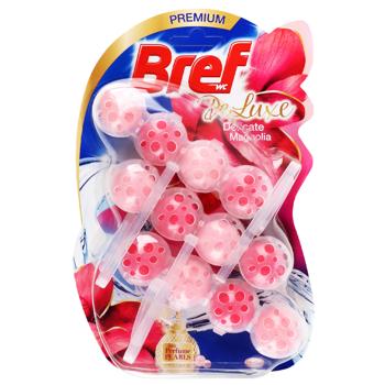 Блок для унитаза Bref Deluxe Изящная магнолия 50г*3шт