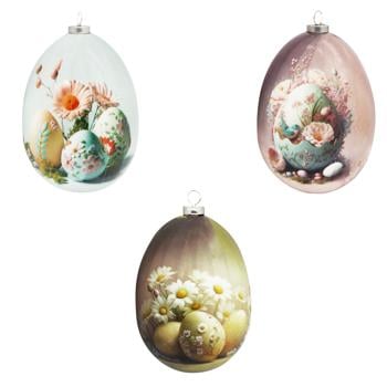 Koopman Easter Egg with Flowers Decoration 7х10cm - buy, prices for - photo 1