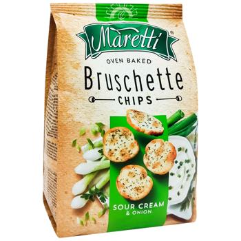 Снеки Maretti Брускетты со вкусом сметаны и лука 140г - купить, цены на Торба - фото 3