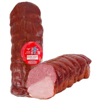 Балик Український М'ясокомбінат Асортi копчено-варений вищий сорт - купити, ціни на Чудо Маркет - фото 1