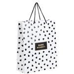 Пакет подарунковий Axent Black&White паперовий 26х32см