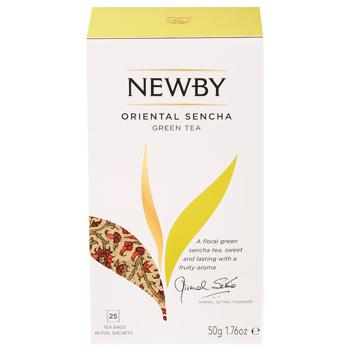 Newby Oriental Sencha Green Tea 2g*25pcs - buy, prices for ULTRAMARKET - photo 1