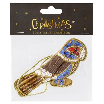 Украшение елочное Koopman из бисера в ассортименте - купить, цены на - фото 3