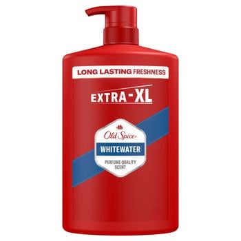 Old Spice Whitewater Extra-XL Shower Gel + Shampoo 3in1 1l - buy, prices for Auchan - photo 2