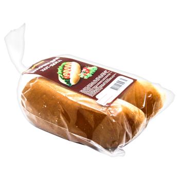 Булочка Bulochkin для хот-дога пшеничная 75г х 2шт - купить, цены на Auchan - фото 3