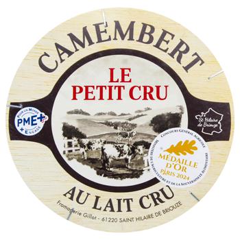 Gillot Camembert Petit Normand Au Lait Cru Cheese 250g - buy, prices for WINETIME - photo 2