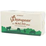 Масло Ратновское Фермерское сладкосливочное 82% 500г