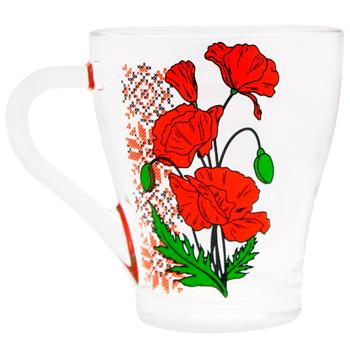 Cup glass 280ml Ukraine - buy, prices for Auchan - photo 2