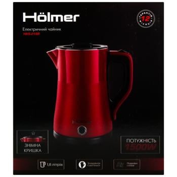 Чайник Holmer электрический двойные стенки HKS-218R - купить, цены на - фото 2