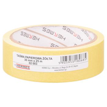 Hermes Yellow Masking Tape 30mm x 25m - buy, prices for Tavria V - photo 1