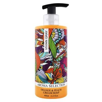 Vivian Gray Aroma Selection Cream-soap Orange and Peach 400ml - buy, prices for Za Raz - photo 1