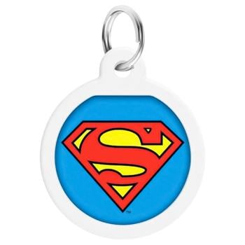 Waudog Duck Smart ID Round Address Tag with QR Passport for Dogs and Cats 3cm