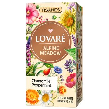 Чай трав’яний Lovare Alpine Meadow з плодами 1,5г*24шт