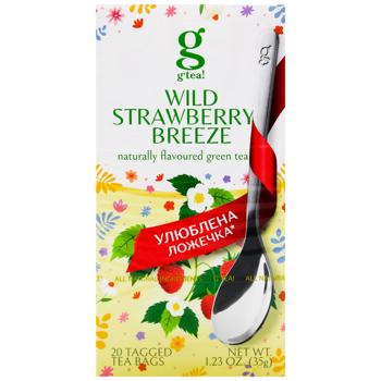 G'tea! Green Tea with Wild Strawberry Aroma 1.75g*20pcs - buy, prices for Chudo Market - photo 2