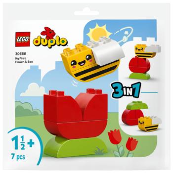 Конструктор Lego Duplo Моя перша квітка та бджілка 30686