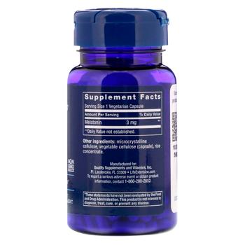 Life Extension Melatonin 3mg 60 capsules - buy, prices for Biotus - photo 2