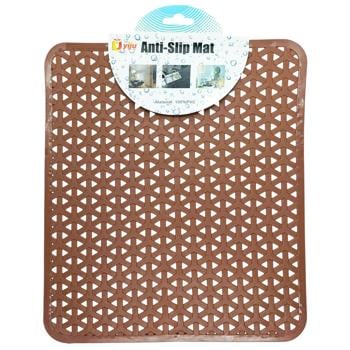 Sink Mat Brown Pvc 26.5*31.5cm 35176-2 - buy, prices for Tavria V - photo 1