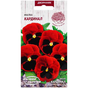 Насіння квітів Семена Украины Фіалка Кардинал 0,05г - купити, ціни на Auchan - фото 1