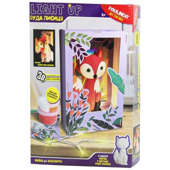 Набор для творчества Paulinda 3D Сияющая рыжая лиса - купить, цены на За Раз - фото 1