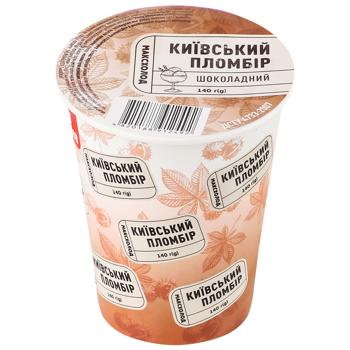 Kyiv Plombir Chocolate Ice Cream 140g - buy, prices for - photo 2