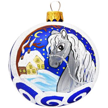 Шар елочный Символ года 8см в ассортименте - купить, цены на - фото 2