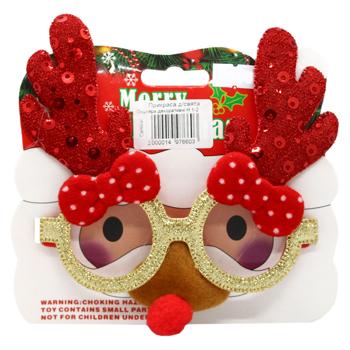 Прикраса Carnival святкова Окуляри декоративні H 1-2 - купити, ціни на ULTRAMARKET - фото 4