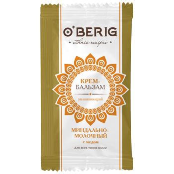 O'Berig Almond Milk with Honey Moisturizing Cream Balm 15ml - buy, prices for NOVUS - photo 1