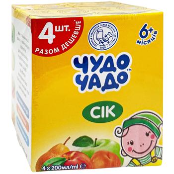 Набір соків Чудо-Чадо 200мл х 4шт - купити, ціни на Чудо Маркет - фото 3
