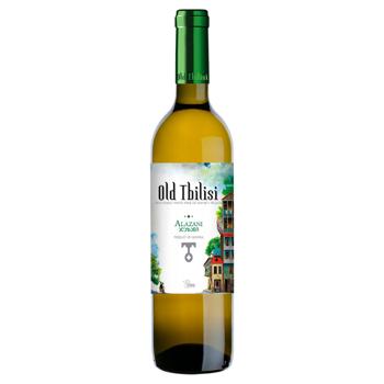 Old Tbilisi Alazan White Semisweet Wine 12% 0.75l - buy, prices for MegaMarket - photo 1