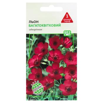 Agrokontrakt Flax Multi-flowered Rubrum Seeds 0.3g - buy, prices for - photo 1