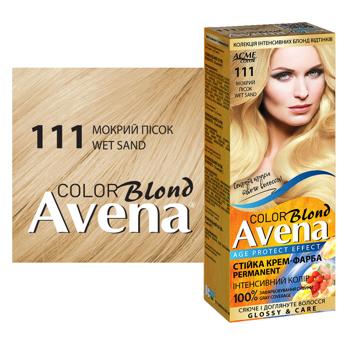 Крем-фарба для волосся стійка AVENA Blond Color 111 Мокрий пісок - купити, ціни на - фото 2