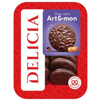 Delicia Art&Mon Cookies with Peanuts 300g - buy, prices for Za Raz - photo 1