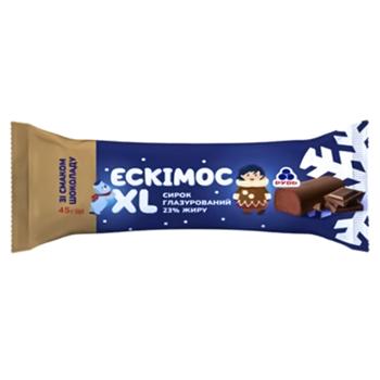Rud Eskimos XL Chocolate Glazed Curd Snack 23% 45g - buy, prices for Grono - photo 1