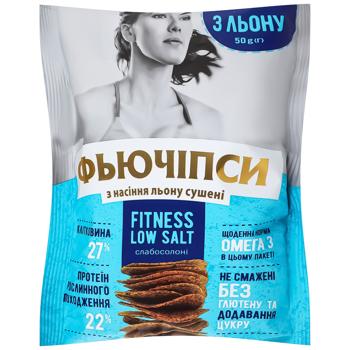 Фьючипсы FutureFood Fitness Low Salt из семян льна 50г