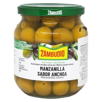 Оливки Carolina Manzanilla 160/200 350 г (Іспанія) - купить, цены на КОСМОС - фото 1