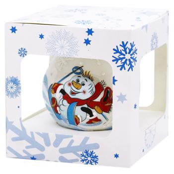 Шар ёлочный разноцветный стеклянный 1шт 85мм в ассортименте - купить, цены на - фото 3