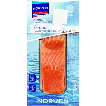 Norven light-salted salmon fillet-piece 240g - buy, prices for COSMOS - photo 1