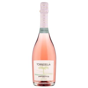 Вино игристое Torresella Prosecco розовое брют 11% 0,75л