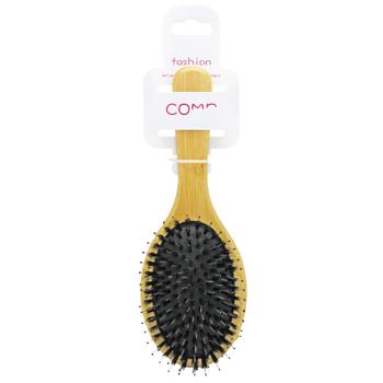 Щетка для волос бамбук 23см 3179-4 - купить, цены на Таврия В - фото 1
