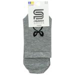 Носки Premier Socks женские классические с бантиком р.23-25 светло-серый