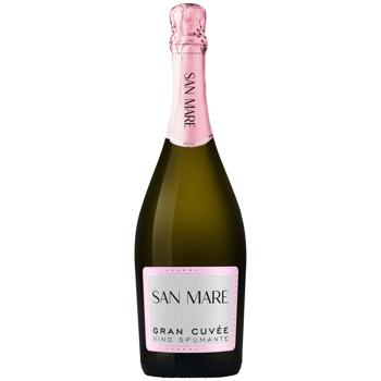 Вино игристое San Mare Gran Cuvee белое экстра сухое 11% 0,75л