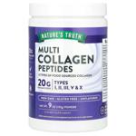 Колагенові пептиди, Multi Collagen Peptides, Nature's Truth, порошок, без ароматизаторів, 255 г